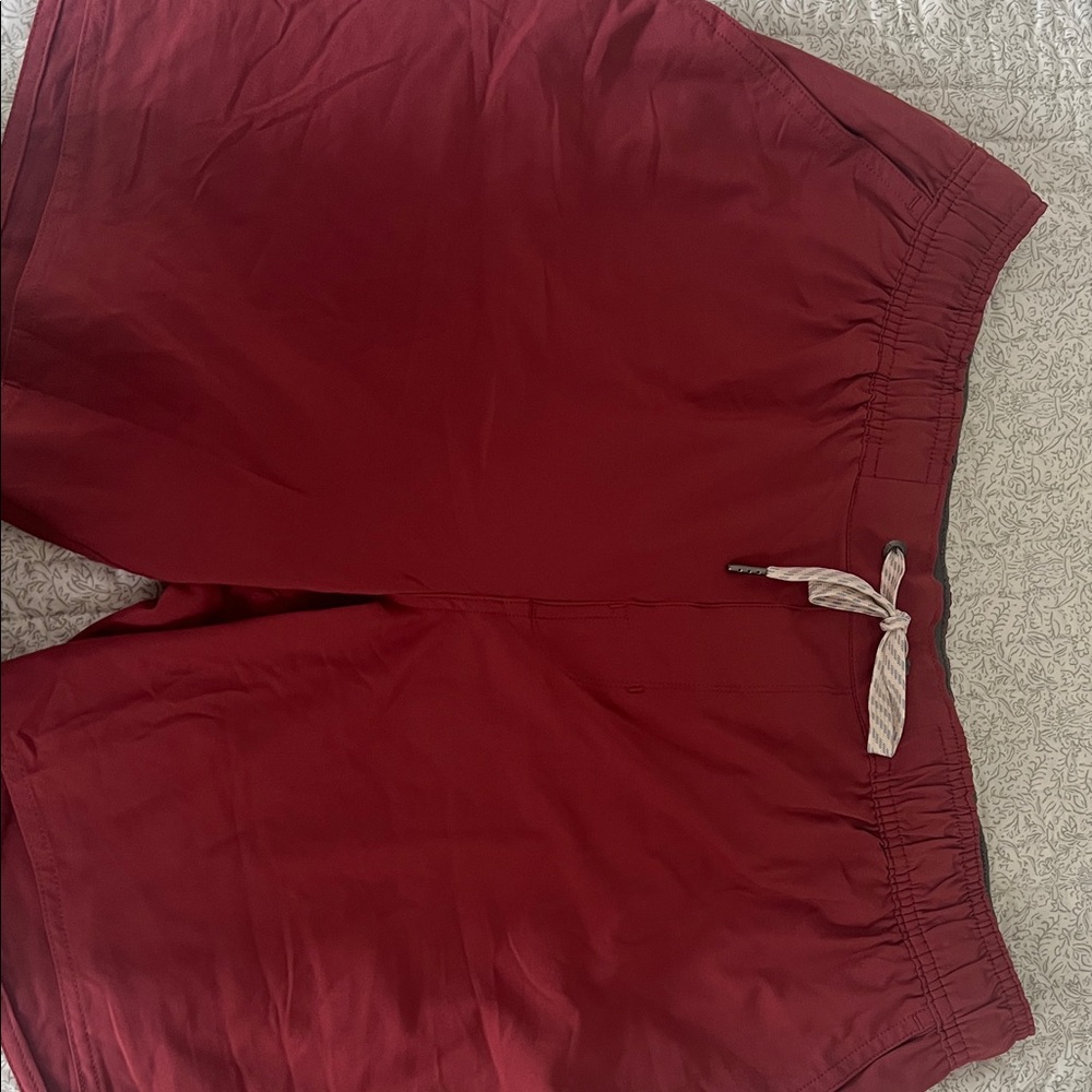 Vuori Men's Red Athletic Shorts